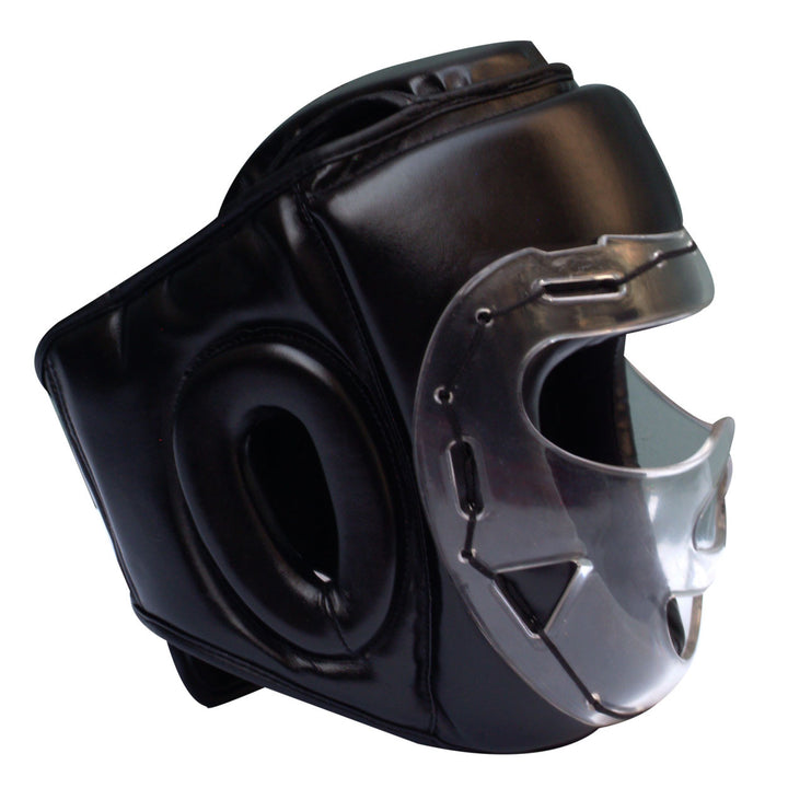 Clear Caged Head Guard Protection MMA Boxing Muay Thai Training Fight