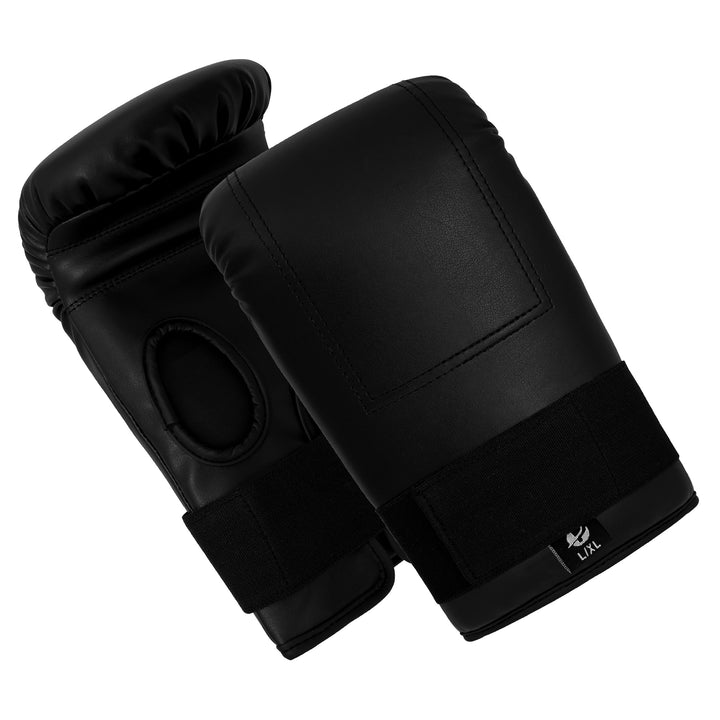 Bag Mitts Gloves Boxing MMA Muay Thai Training All Black