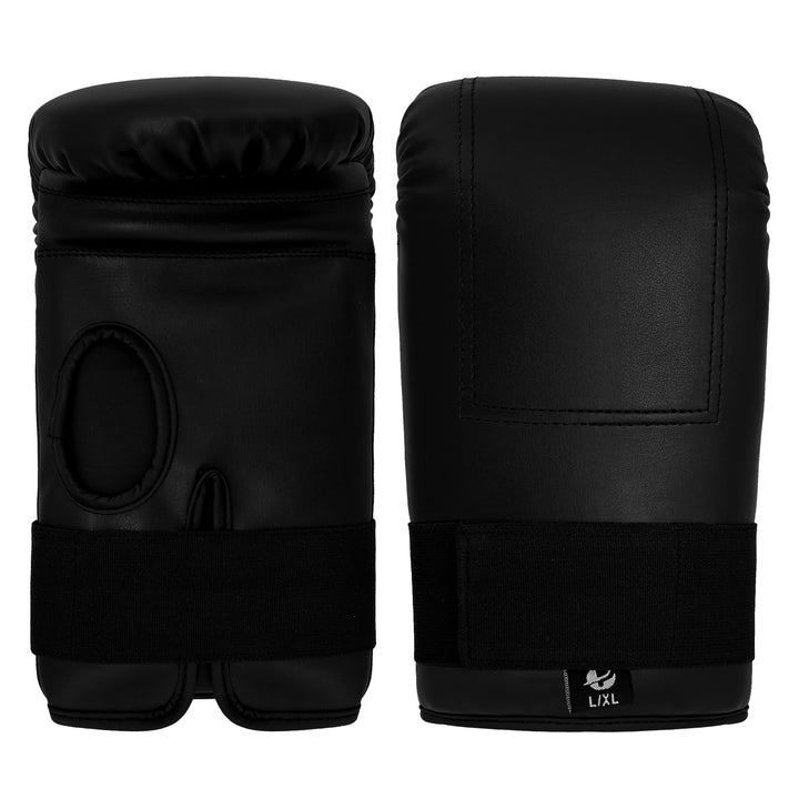 Bag Mitts Gloves Boxing MMA Muay Thai Training All Black
