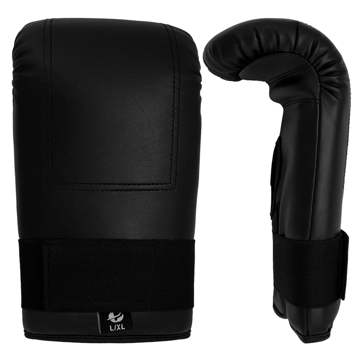 Bag Mitts Gloves Boxing MMA Muay Thai Training All Black