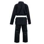Women BJJ Kimono Black Purple Brazilian Jiu jitsu Gi Uniform