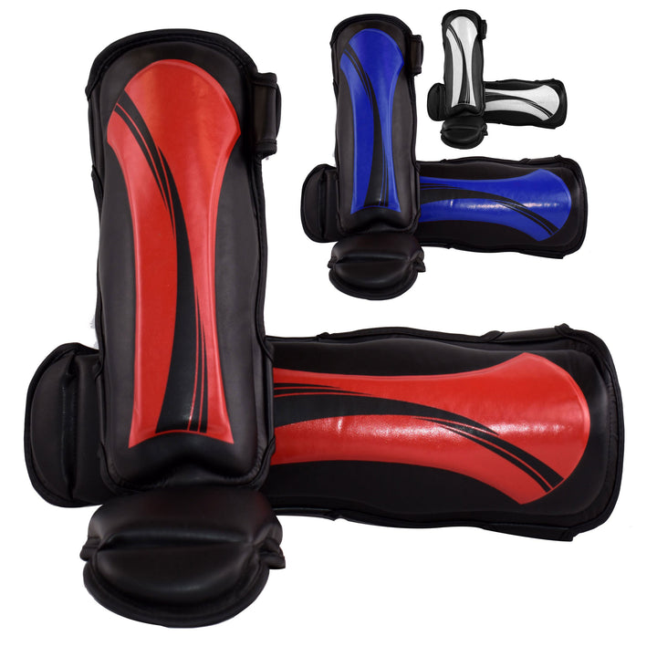 Kids Adults Shin Instep Boxing MMA Muay Thai Taekwondo Training Protection