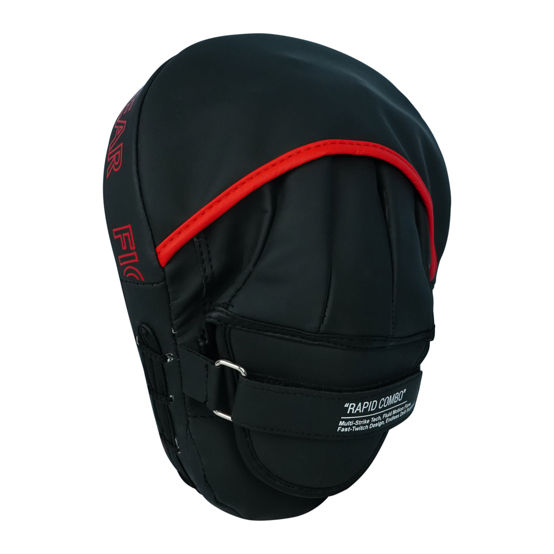 KORDRAX Pro Focus Pads for Boxing, MMA & Muay Thai – Premium Faux Leather Punching and Training Pads