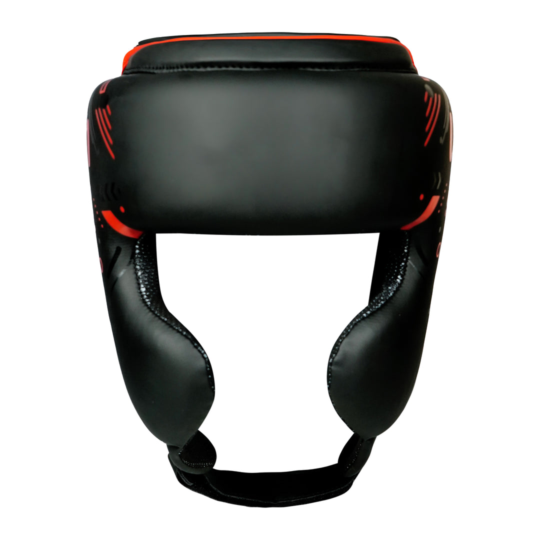 KORDRAX Pro Boxing Head Guard – Premium Faux Leather Headgear for Boxing, MMA & Muay Thai Training and Sparring
