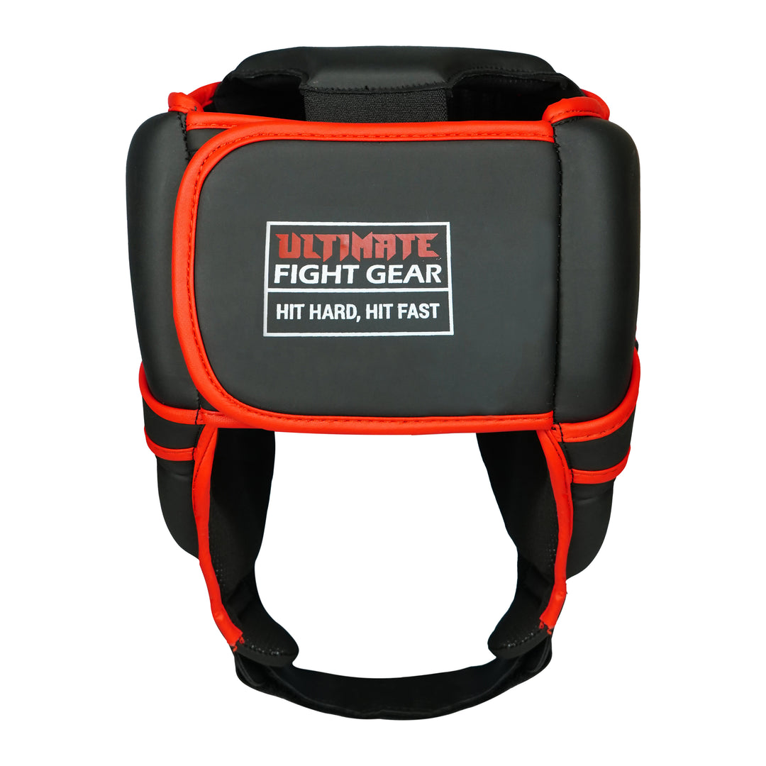 KORDRAX Pro Boxing Head Guard – Premium Faux Leather Headgear for Boxing, MMA & Muay Thai Training and Sparring