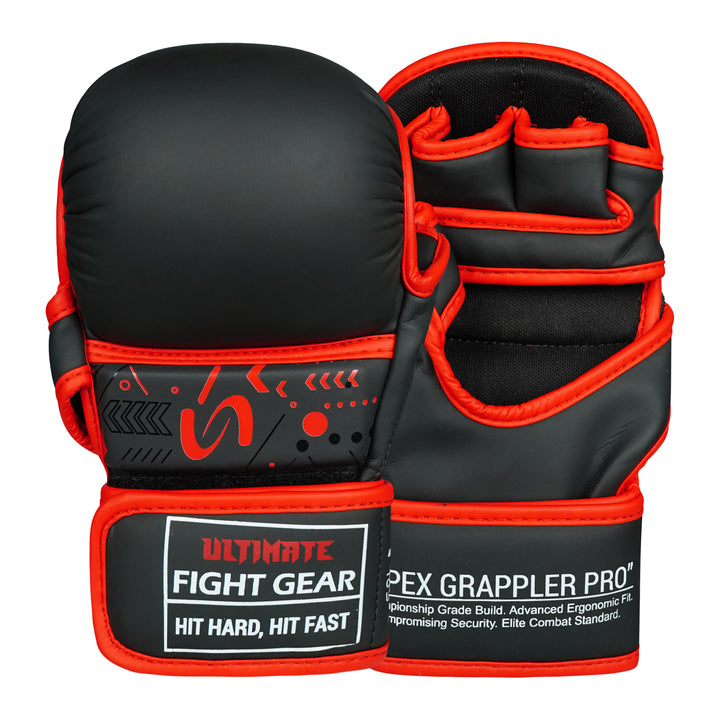 KORDRAX Pro Sparring Gloves for Boxing, MMA & Muay Thai – Premium Faux Leather Training Gloves