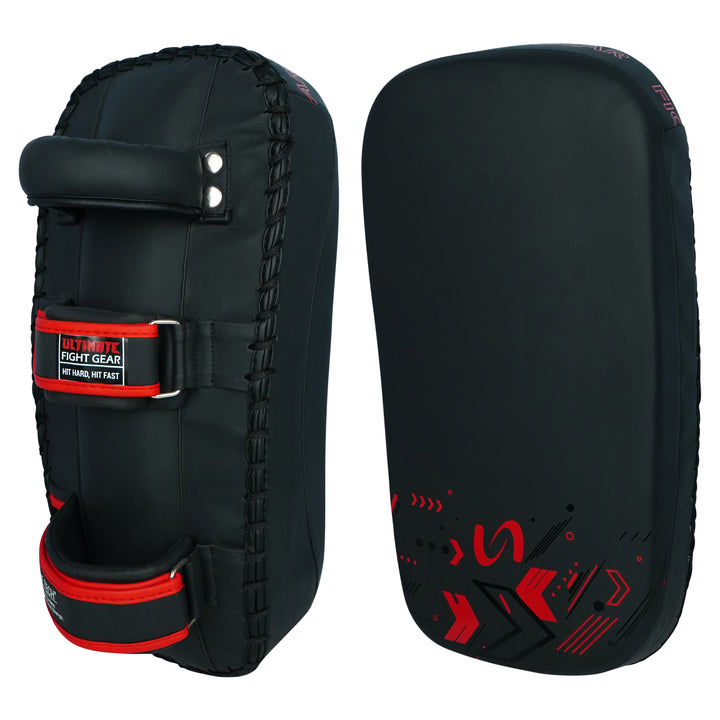 KORDRAX Pro Thai Pad for Boxing, MMA & Muay Thai Training – Premium Faux Leather Strike Pads