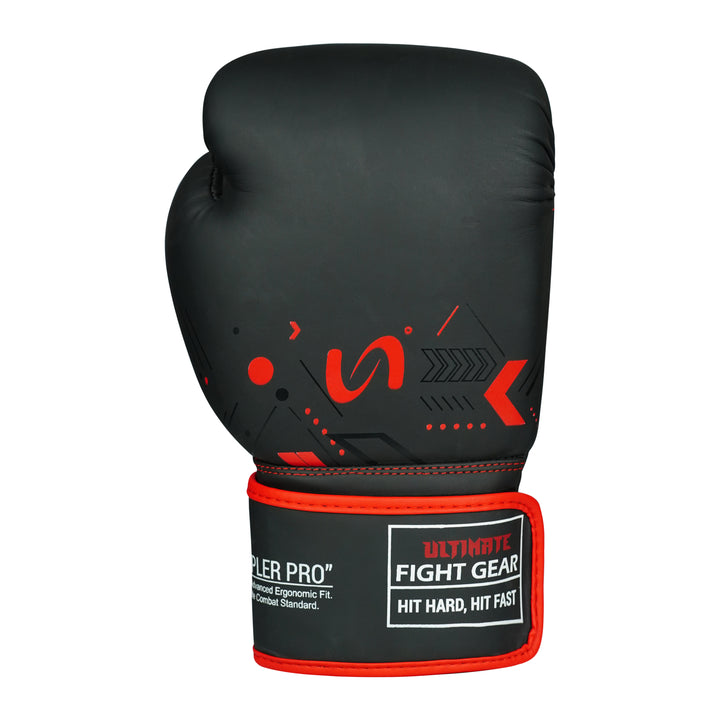 REDDRAX Pro Boxing Gloves for Boxing, MMA & Muay Thai – Premium Faux Leather Training Gloves
