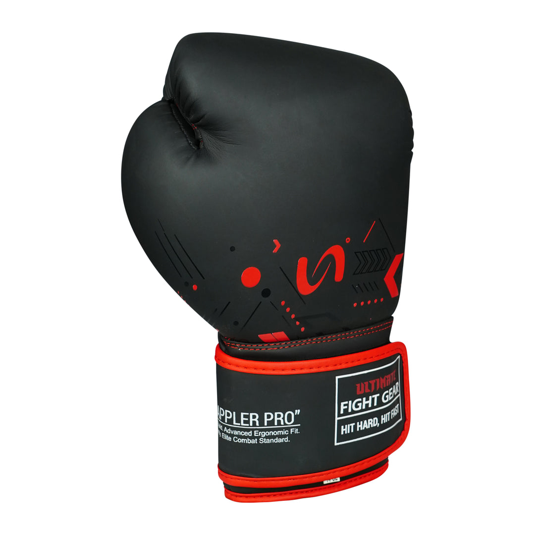 REDDRAX Pro Boxing Gloves for Boxing, MMA & Muay Thai – Premium Faux Leather Training Gloves