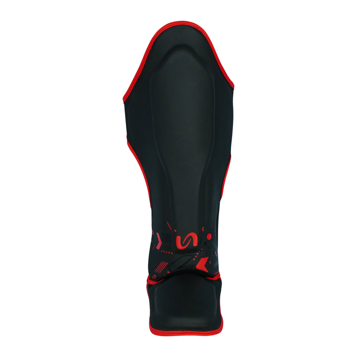 KORDRAX Pro Shin Instep Guards for Boxing, MMA & Muay Thai – Premium Faux Leather Shin and Foot Protectors