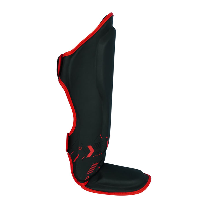 KORDRAX Pro Shin Instep Guards for Boxing, MMA & Muay Thai – Premium Faux Leather Shin and Foot Protectors