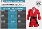 PFG Ultimate Sambo Self Defense Martial Arts Gi Suits - 100% Cotton FIAS Approved Design