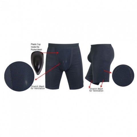 PFG Pro Compression Blackout Shorts With Groin Cup