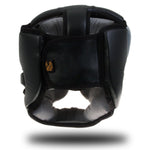 Head Guard Leather With Chin