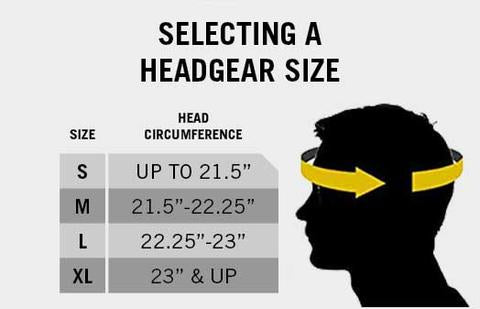 Head Guard Leather With Chin