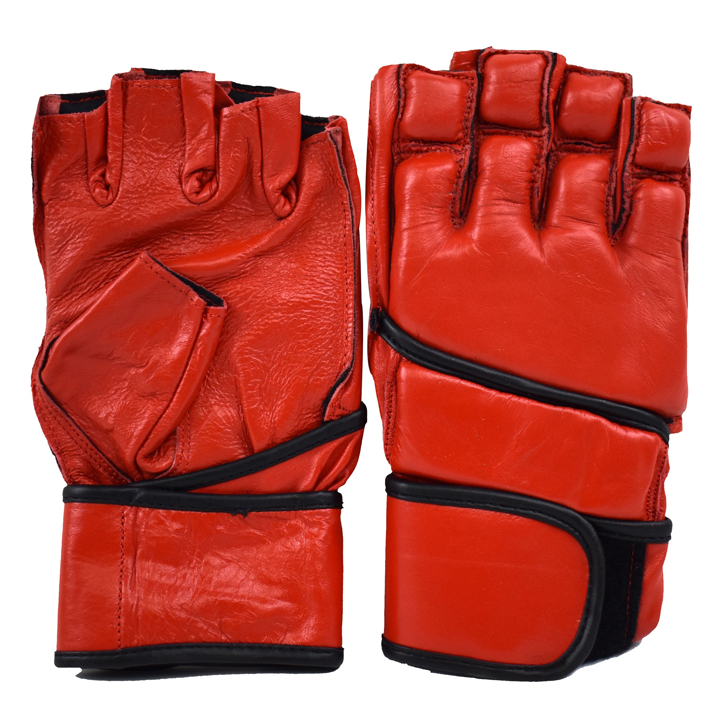 M BK CHALLENGER　 BANDANA LEATHER GLOVE Redline Women's Full-Finger Gauntlet Leather Motorcycle