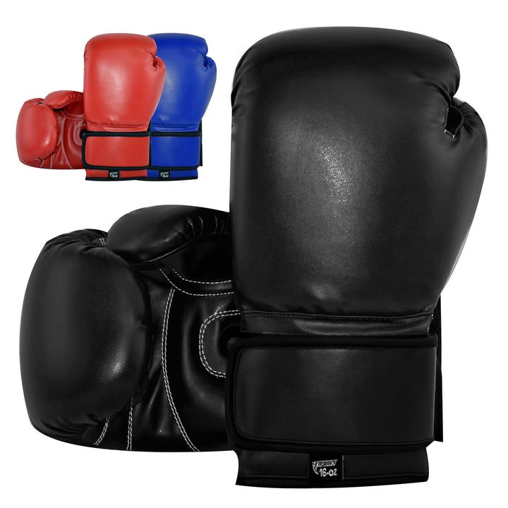 GL Boxing Gloves Genuine Leather - Boxing MMA Muay Thai Training and Competition