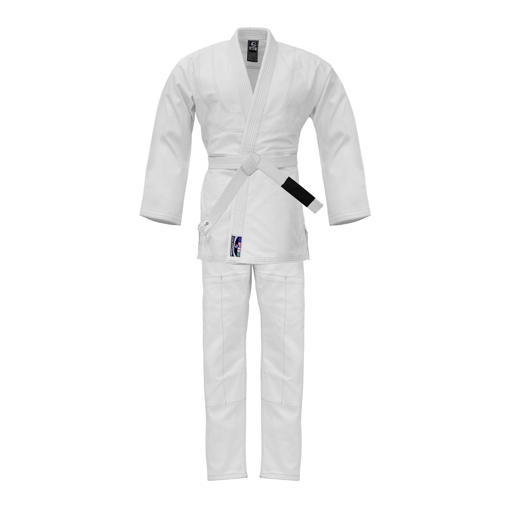 PFGSports - Essential Brazilian Jiu-Jitsu Kimono Gi Uniform - Gi Kids Adults Unisex (White Belt