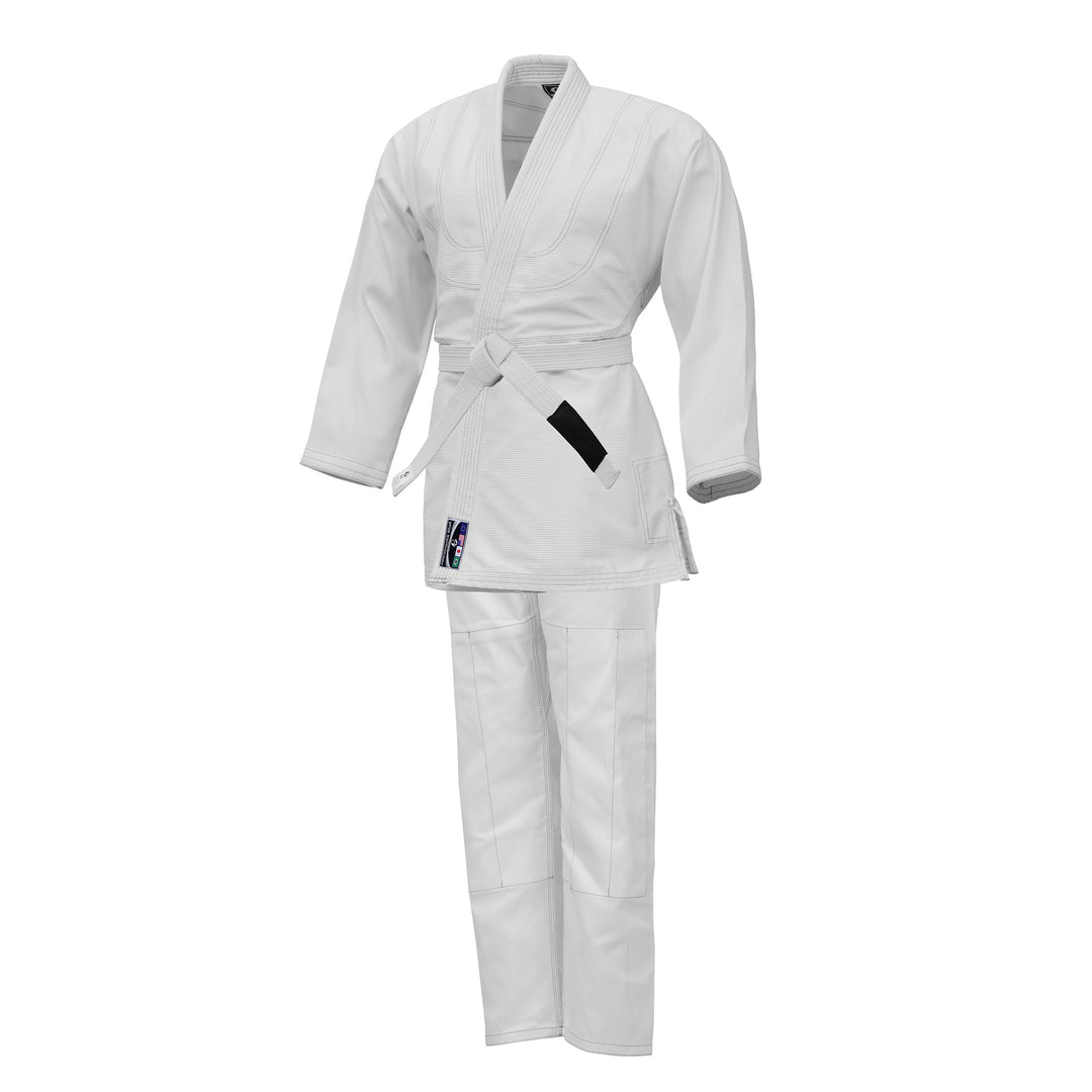 Essential Brazilian Jiu-Jitsu Kimono BJJ Gi Uniform Gi - Kids Adults Unisex (White Belt Included)