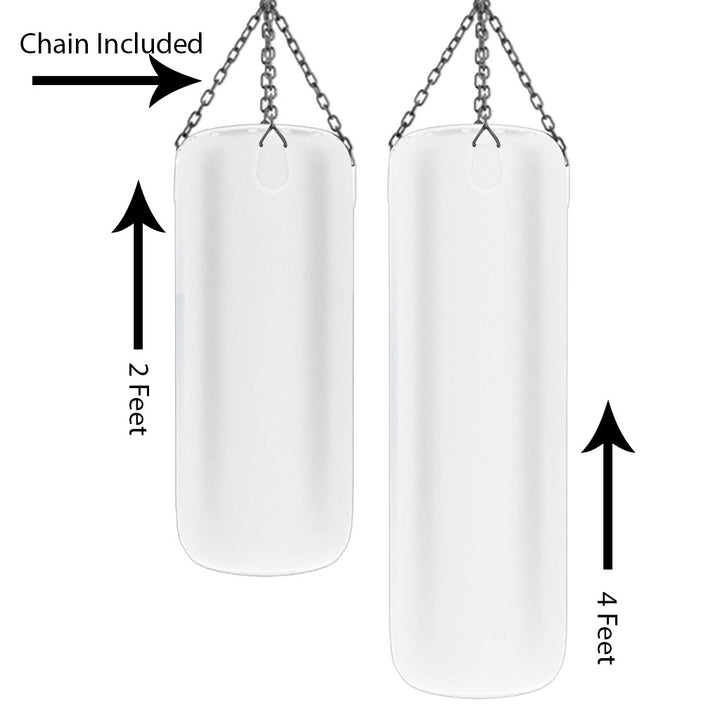 Punching Bag 6FT 4FT & 2FT - Hanging Chain Included - Heavy Shell  Empty