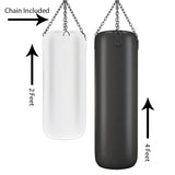 Punching Bag 6FT 4FT & 2FT - Hanging Chain Included - Heavy Shell  Empty