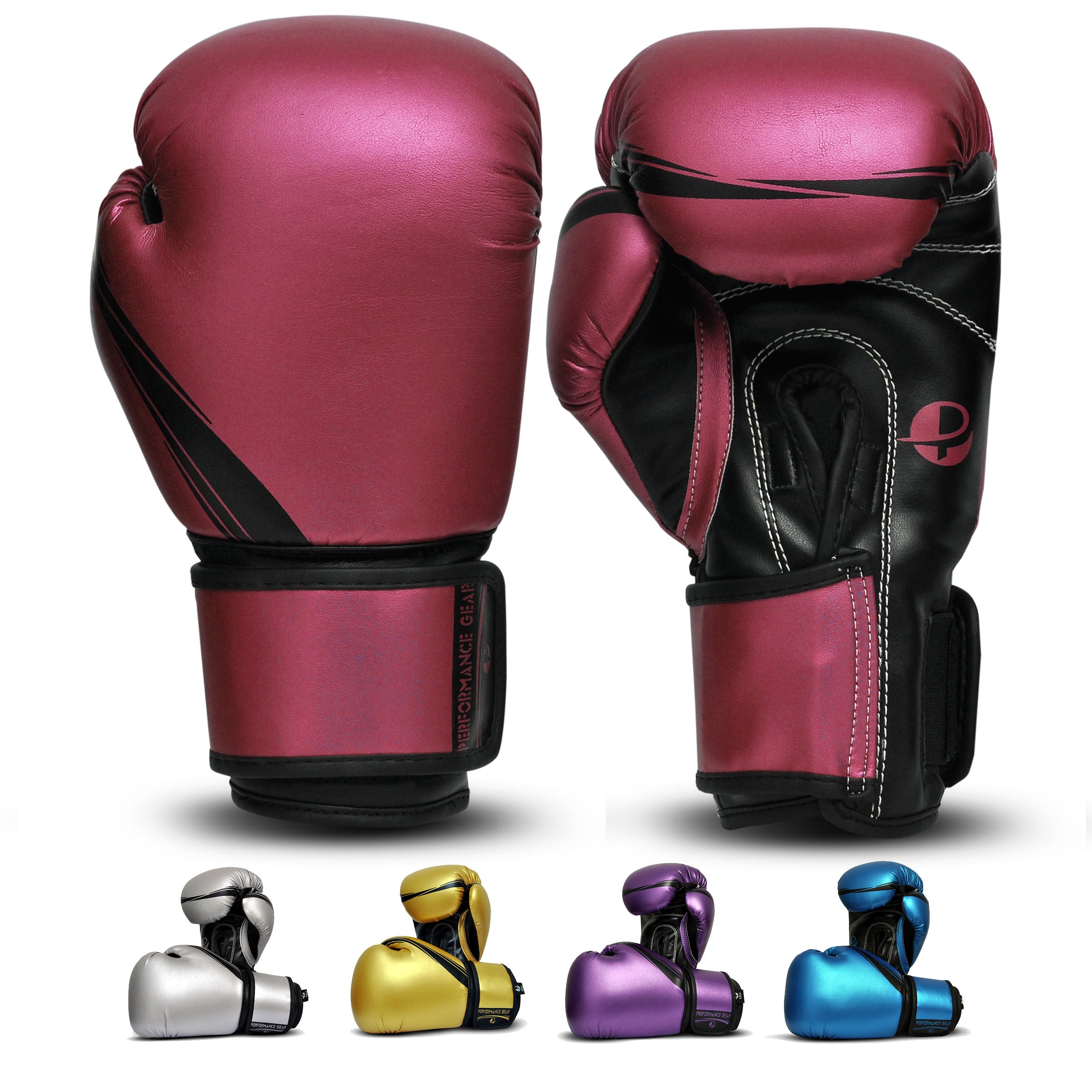 PFGSports - Metallic Boxing Gloves - MMA Muay Thai Training