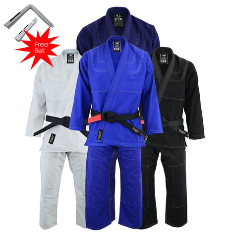 Pearl Weave BJJ Gi Brazilian Jiu Jitsu Kimono Uniform Suit with Belts  Cotton For Training and Matches Ripstop MMA