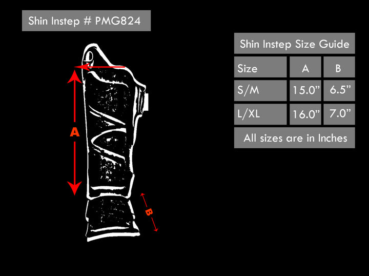 Elite Blackout Shin Instep - MMA Boxing Muay Thai Training & Safety