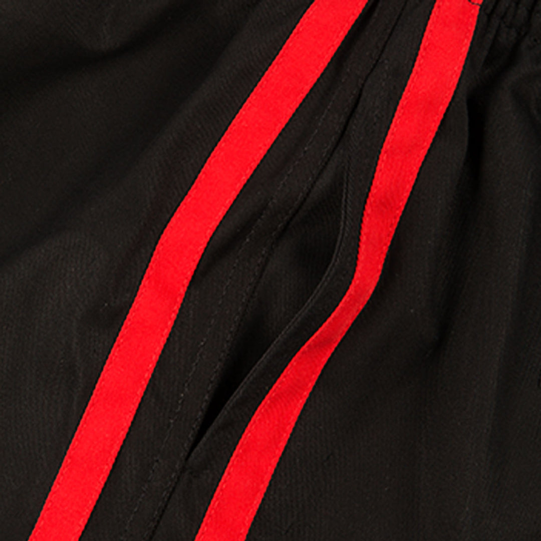 Summer - Demo Short Black With Red Stripe